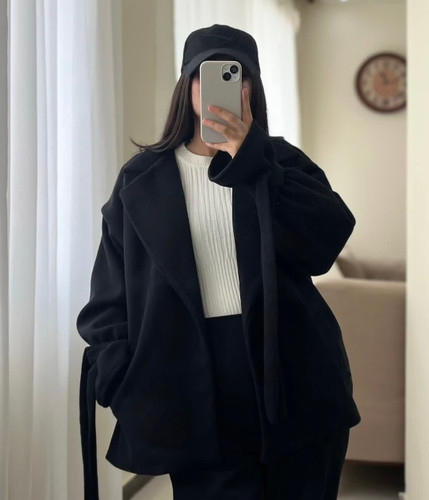 پالتو فوتر مچ گره ای استر دار
